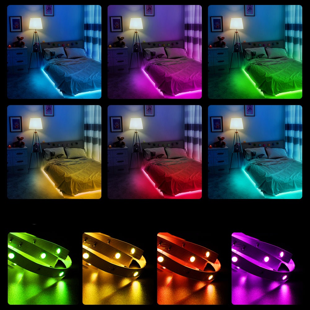 10M LED Strip Lights with Color Change and App Control
