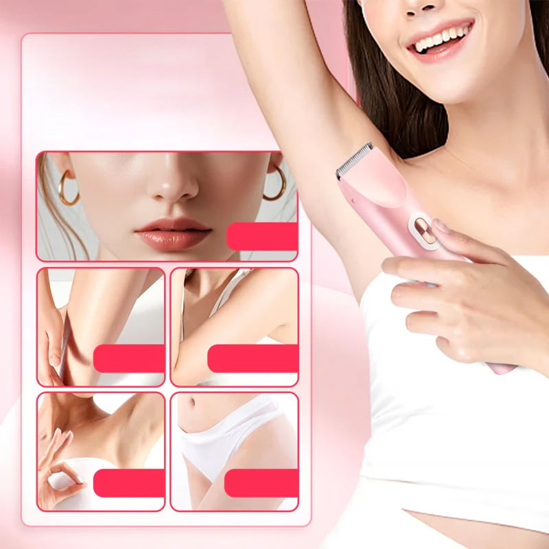 2-in-1 Electric Shaver & Bikini Trimmer for Women