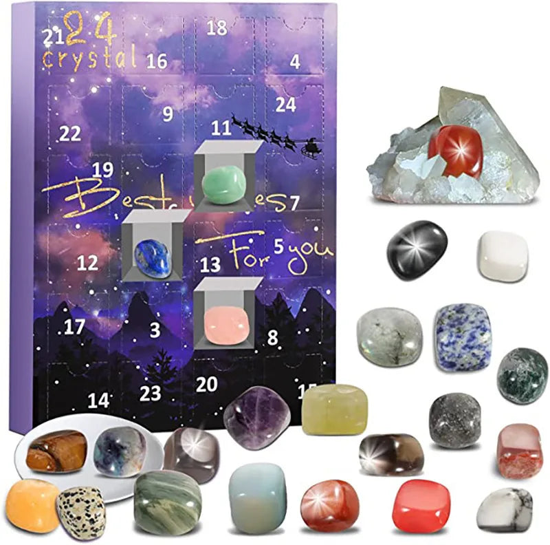 Advent Calendar – 24 Natural Crystal Treasures