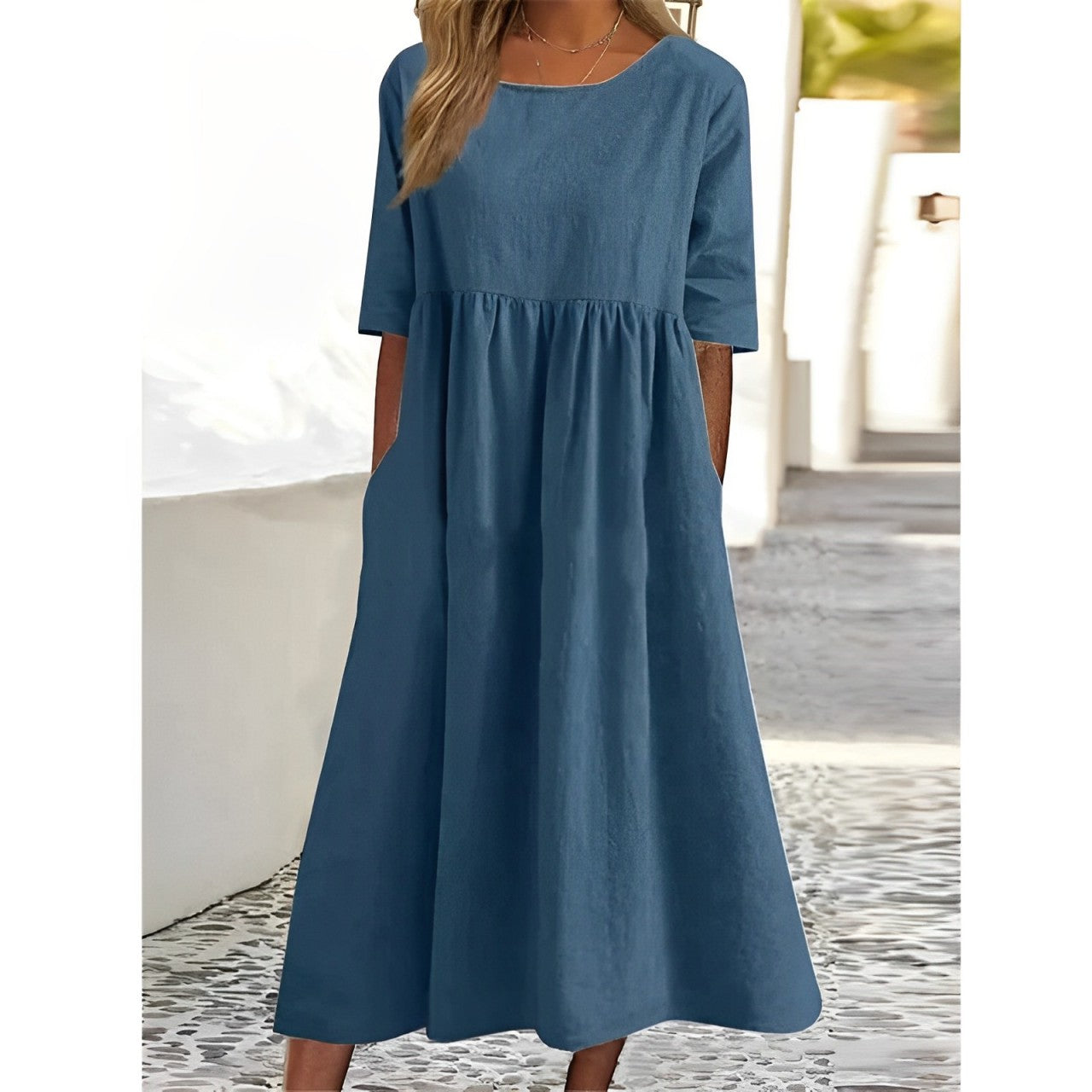 Breathable Midi Dress