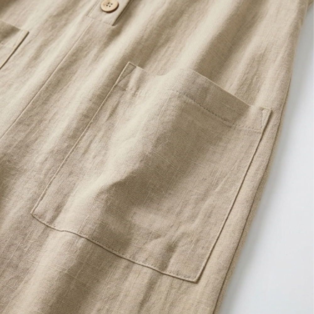 Breezy Button Front Jumpsuit