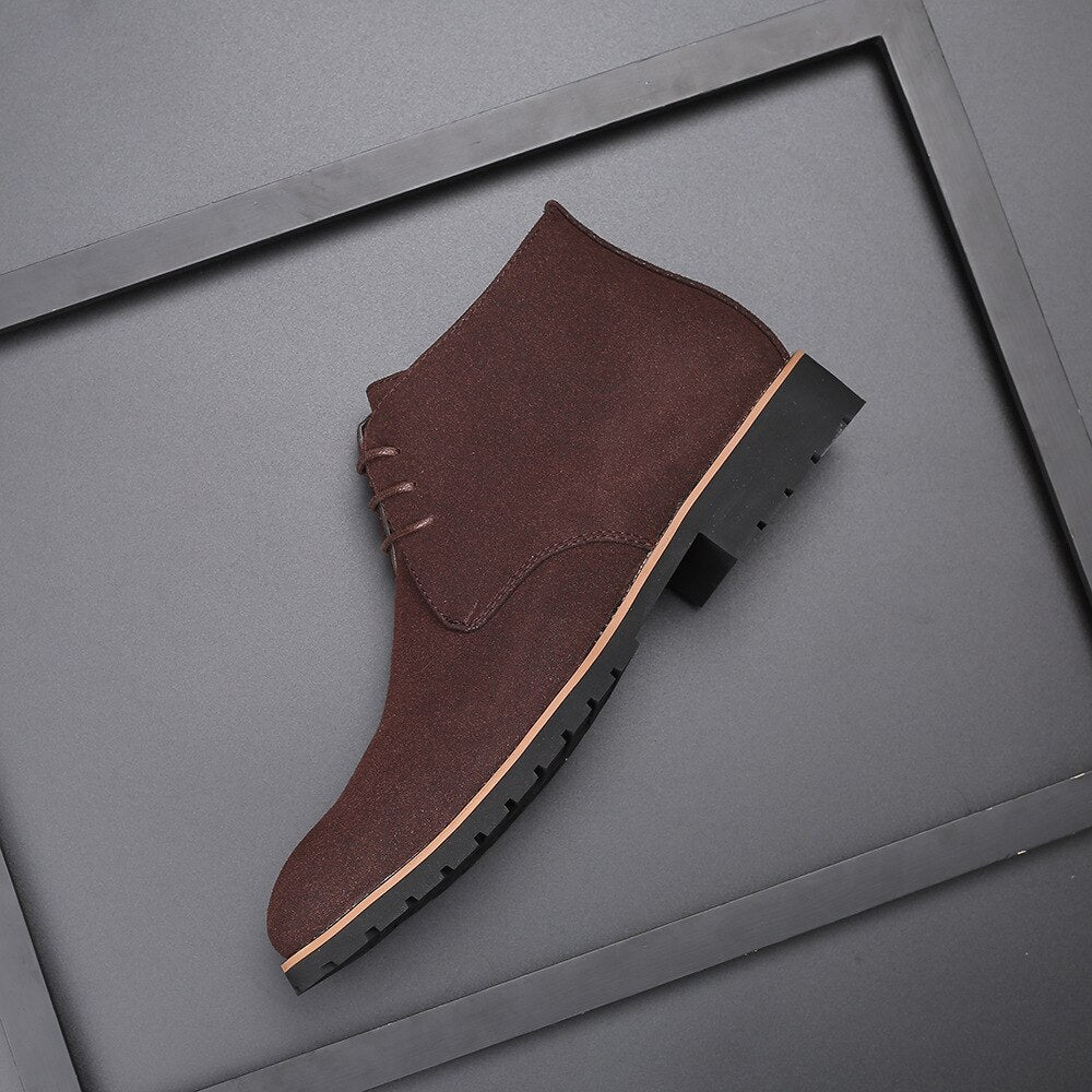 Casual Ankle Lace-Up Boots