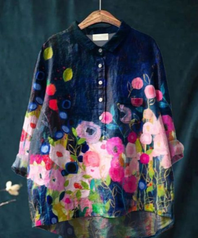 Chic Floral Blouse - Claire™ | Elegance & Comfort