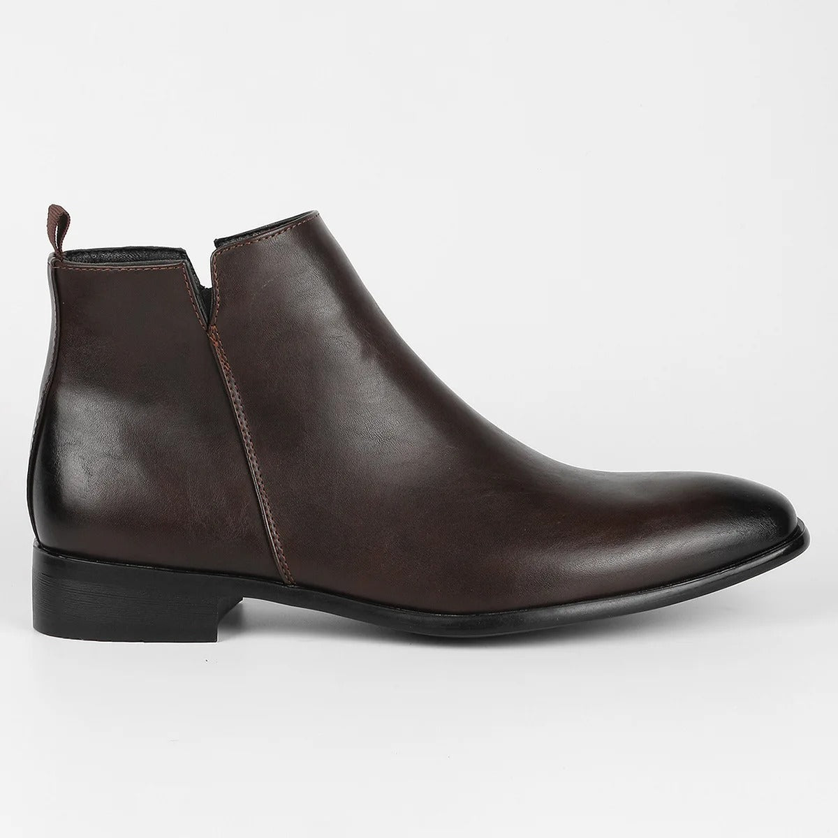 Classic Retro Men's Boots with Side Zip