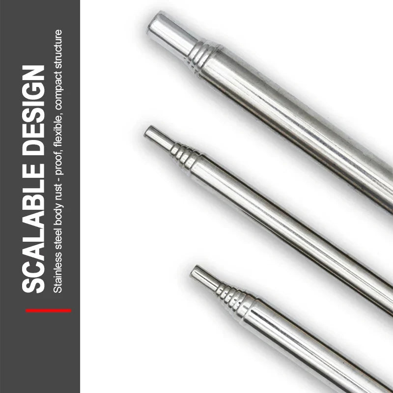 Collapsible Stainless Steel Fire Blowpipe for Camping