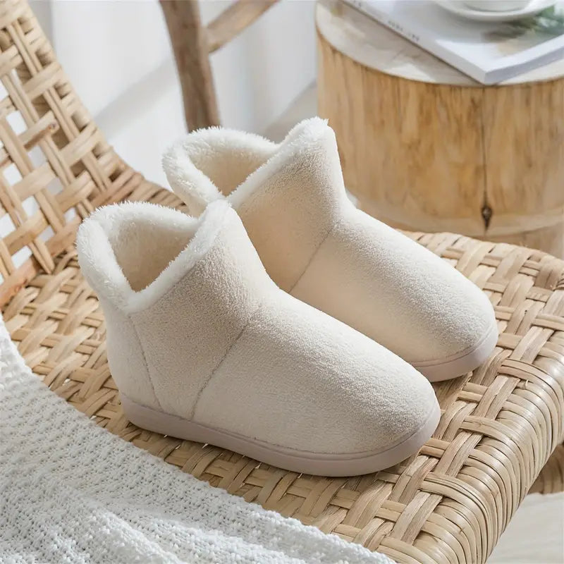Cozy Lined Ankle Boot Slippers