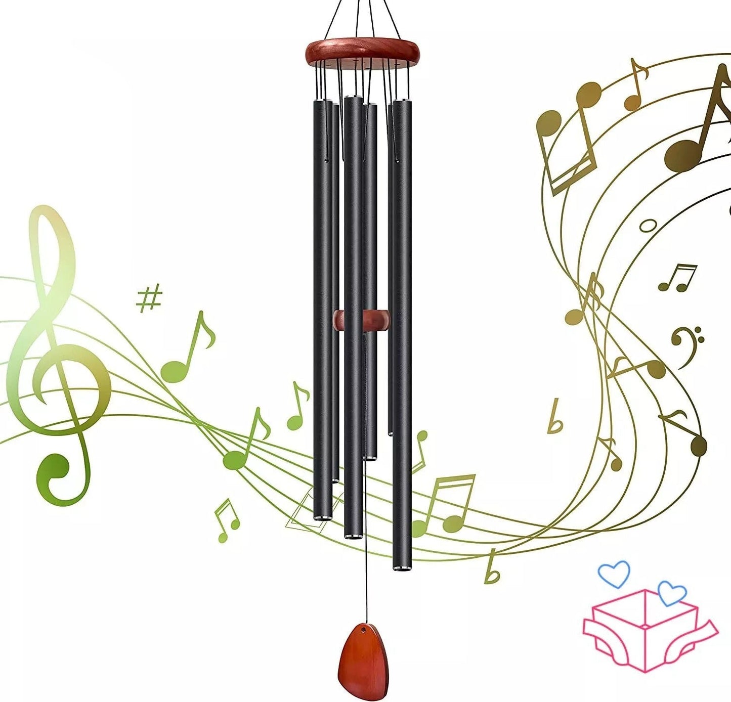 Deep Tone Aluminum Wind Chimes for Relaxation