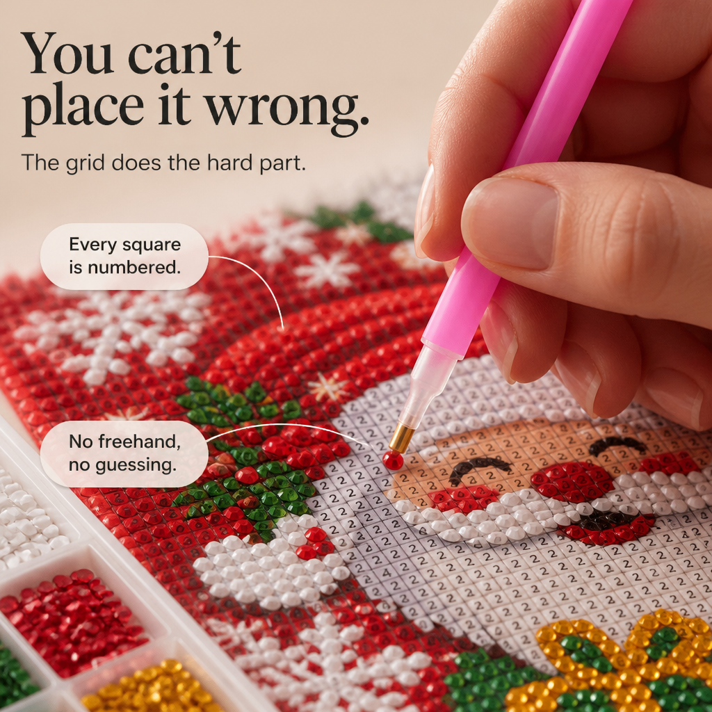 Diamond Painting Christmas Stocking Kit