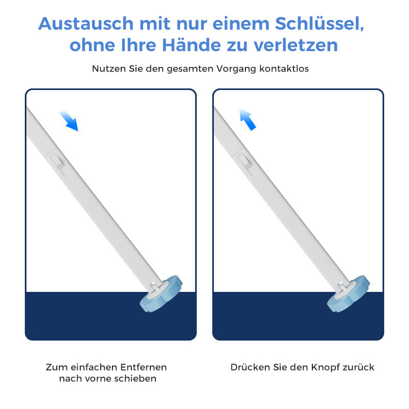 Disposable Toilet Brush | Antibacterial | Hygienic Sponge Heads
