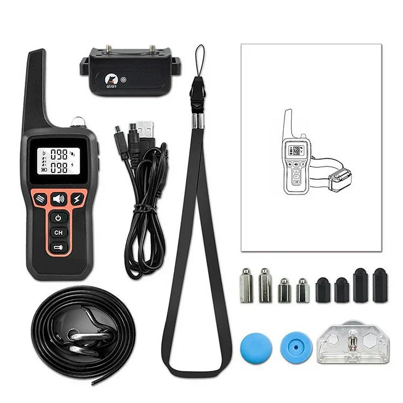 Dog Training Collar – Rechargeable & Waterproof up to 1000m