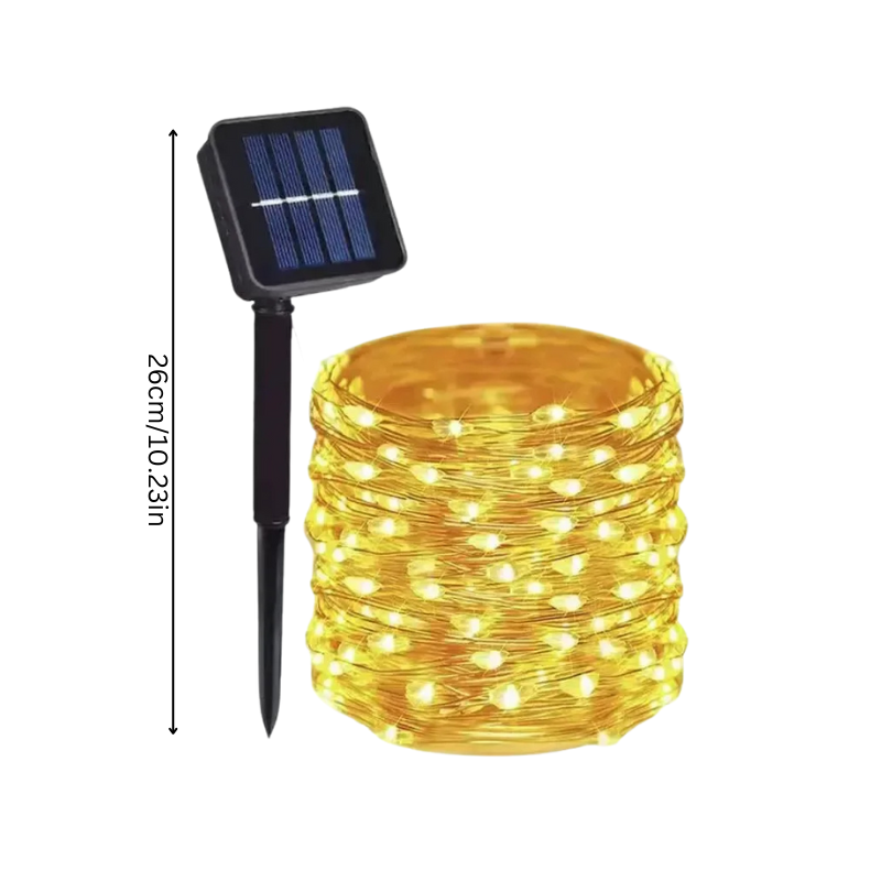 Eco-Friendly Solar String Lights for Outdoor Use