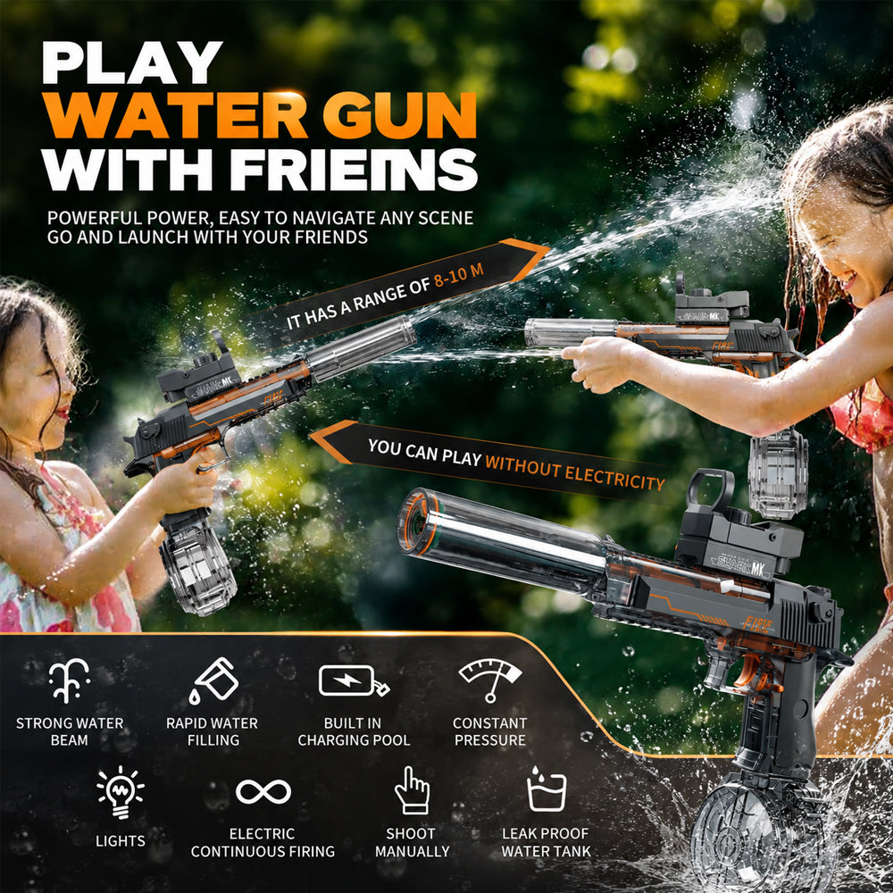 Electric Water Gun with Cool LED Light