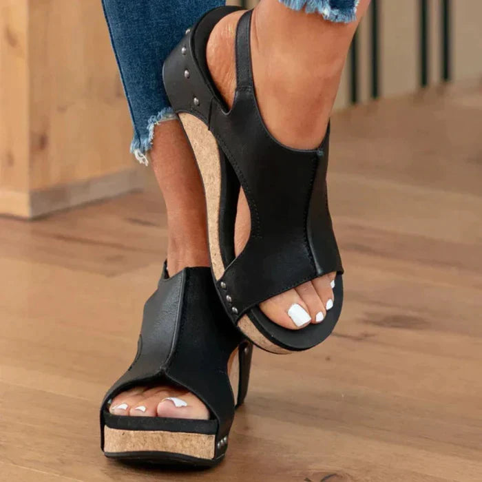 ESTHER Wedge Heels for Women – Comfortable and Stylish Summer Shoes