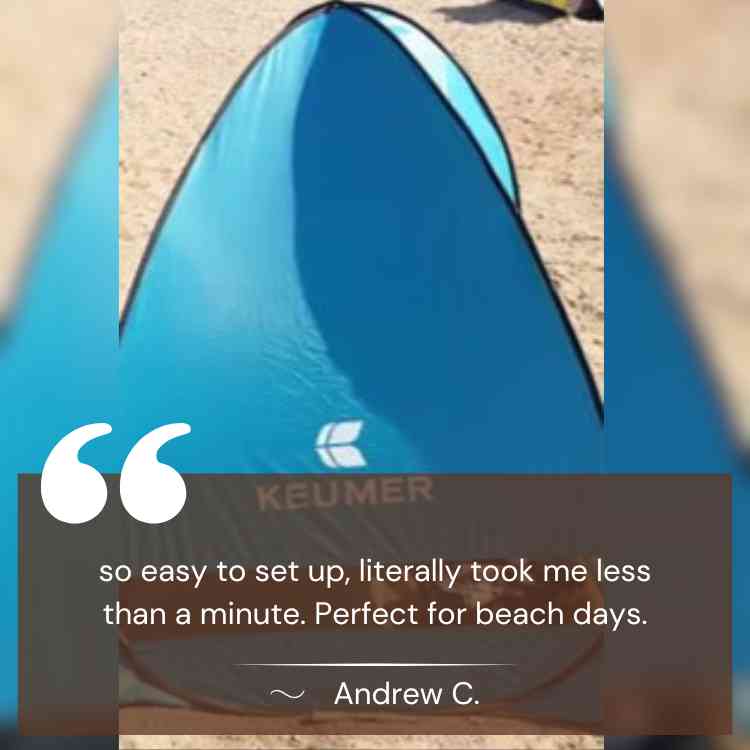Family Pop-Up Beach Tent with UV and Wind Protection