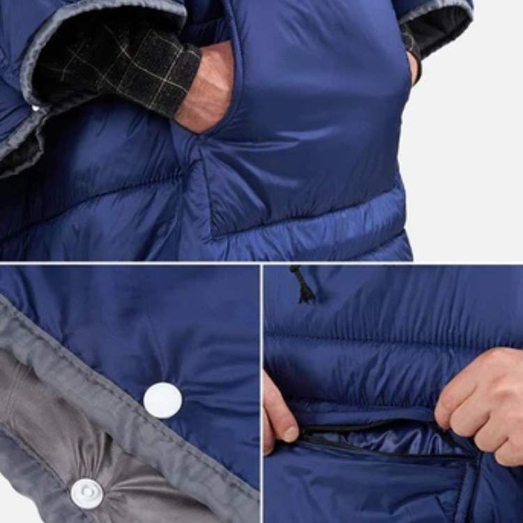 Fleece Lined Outdoor Poncho