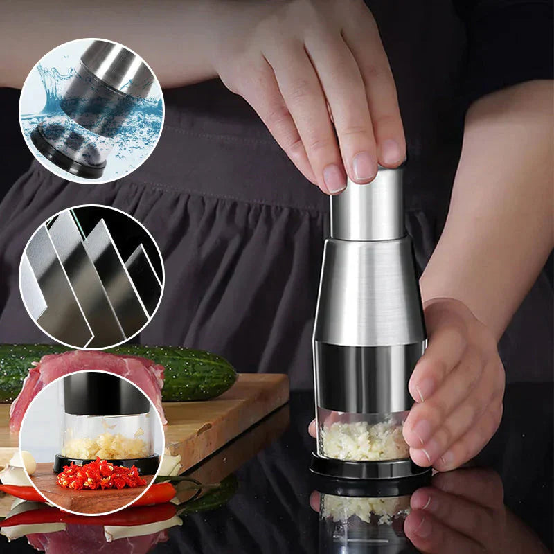 Garlic Chopper in a Convenient Design – Comfort and Speed in Meal Preparation