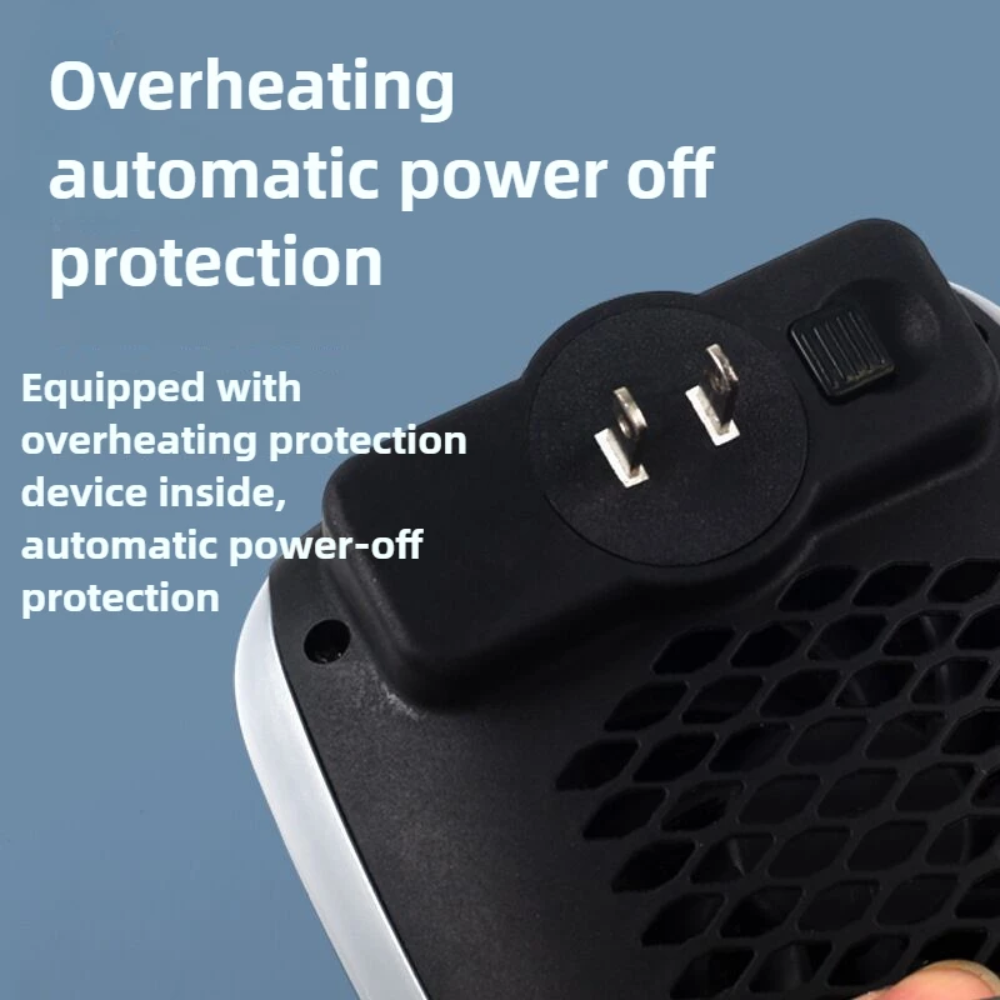 Globetrek Portable Heater: Portable Energy Efficient Plug-In Wall-Mounted Heating Device