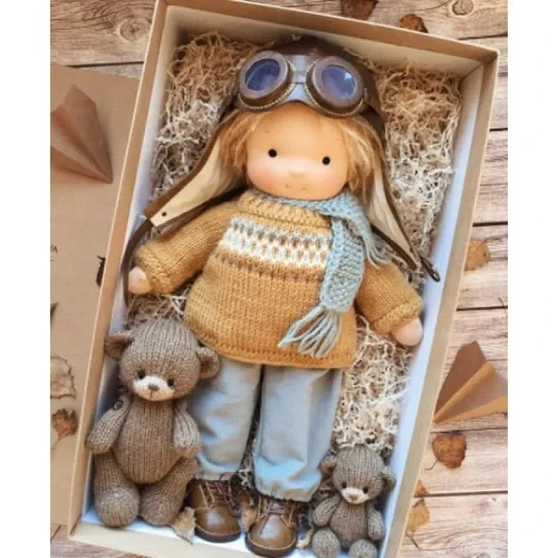 Handmade Plush Doll – Waldorf Emma Toy