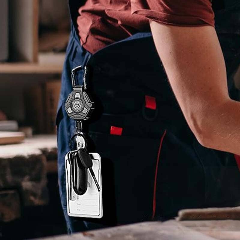 Heavy-Duty Retractable Keychain & Badge Reel