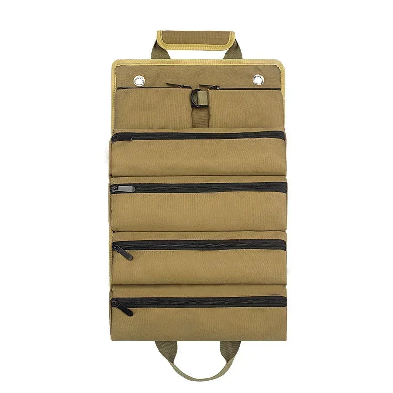 Heavy-Duty Roll-Up Tool Bag Organizer