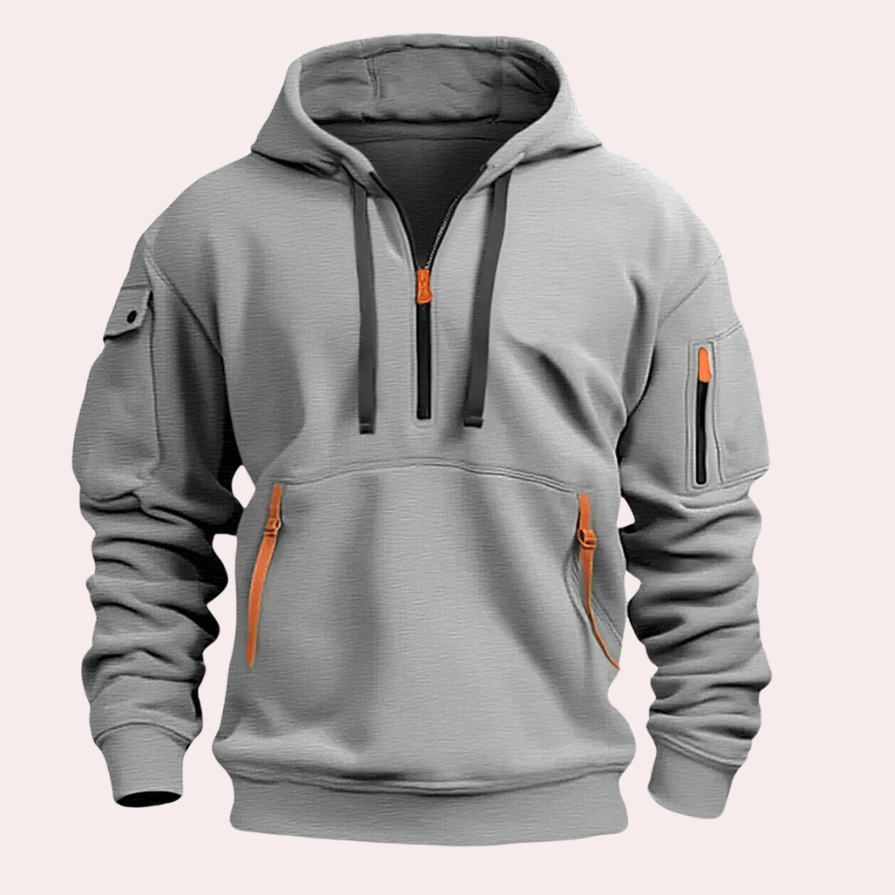 Hooded Sweatshirt - Comfort and Style for Men - Spring Favorite