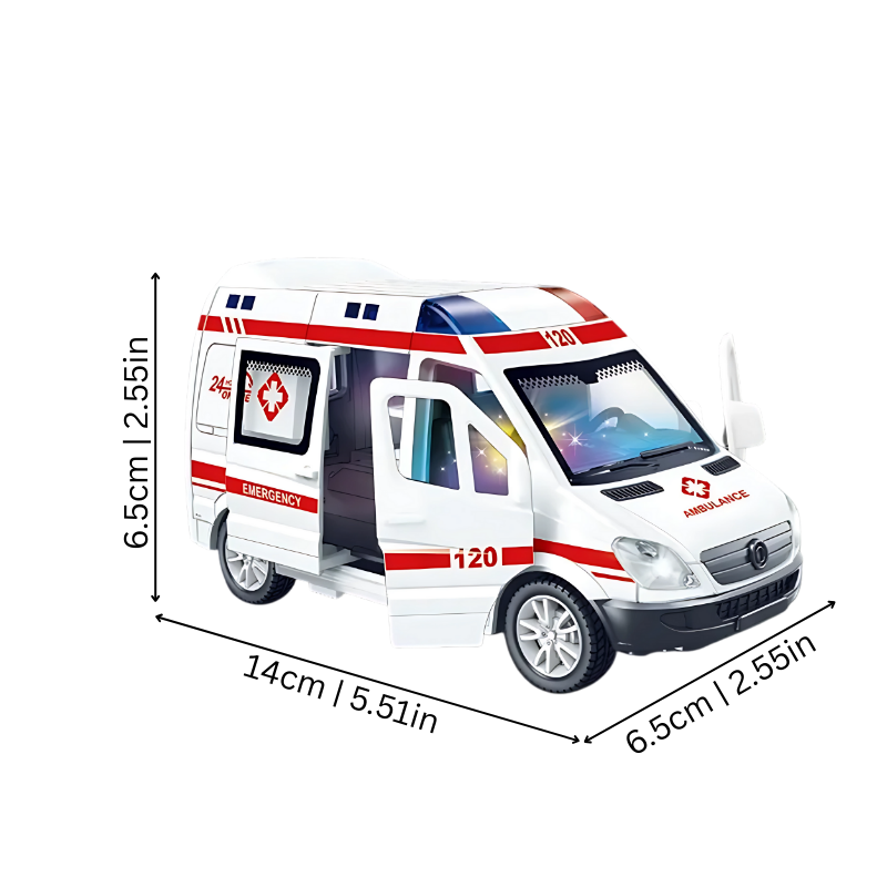 Kids' Imaginative Rescue Vehicle Toy