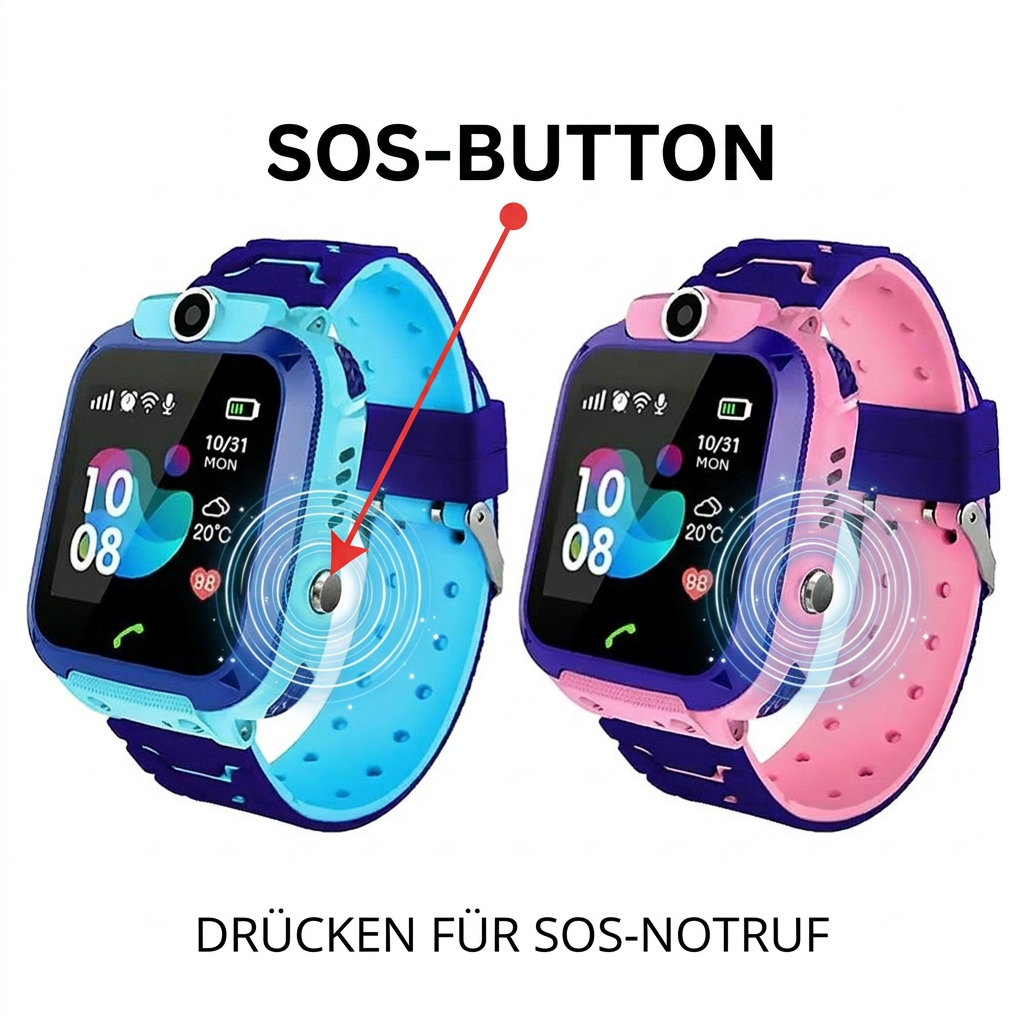 Kids Smartwatch with GPS, Camera, Phone Calls and SOS Button