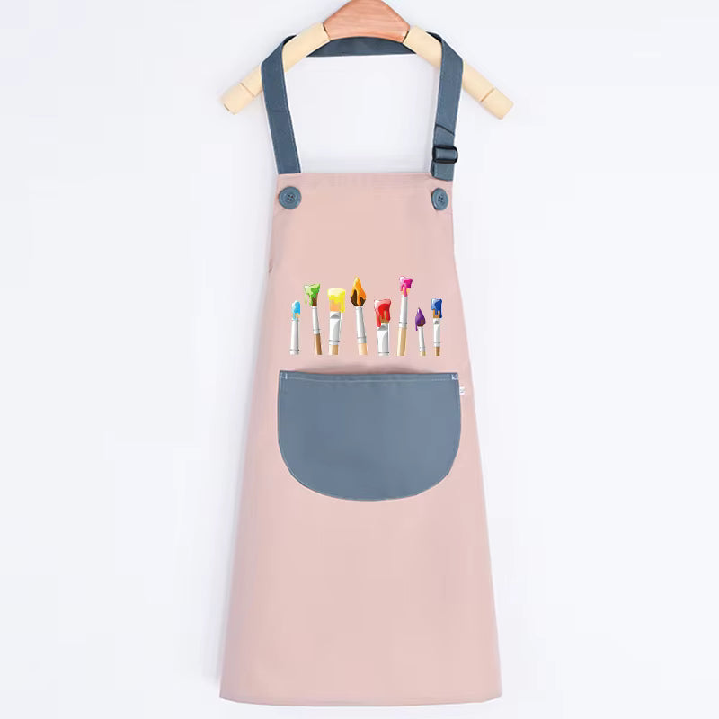 Kids Waterproof Art & Play Smock for Ages 2-12