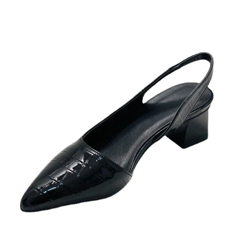Lara Orthopedic Pumps with Croco Design – Elegant, Comfortable & Perfect for Any Occasion