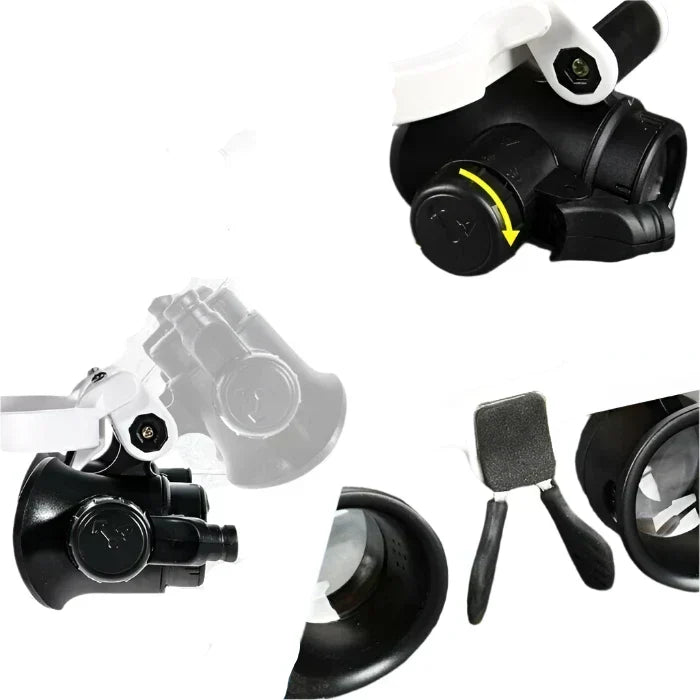 LED Magnifying Glasses - 8x 15x 23x Loupes | Comfort & Precision