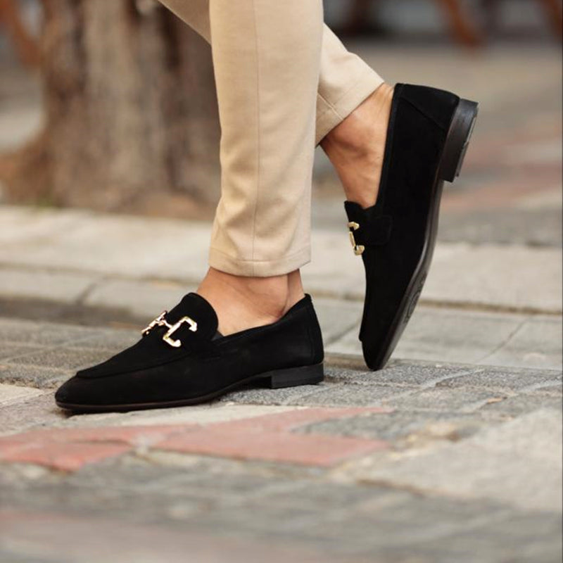 Loafers with Horsebit Detail