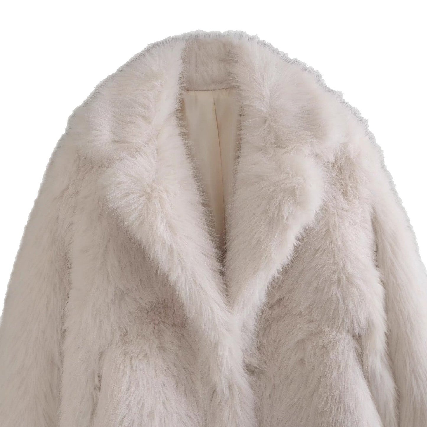 Luxury Faux Fur Jacket with Elegant Fit & Warm Comfort