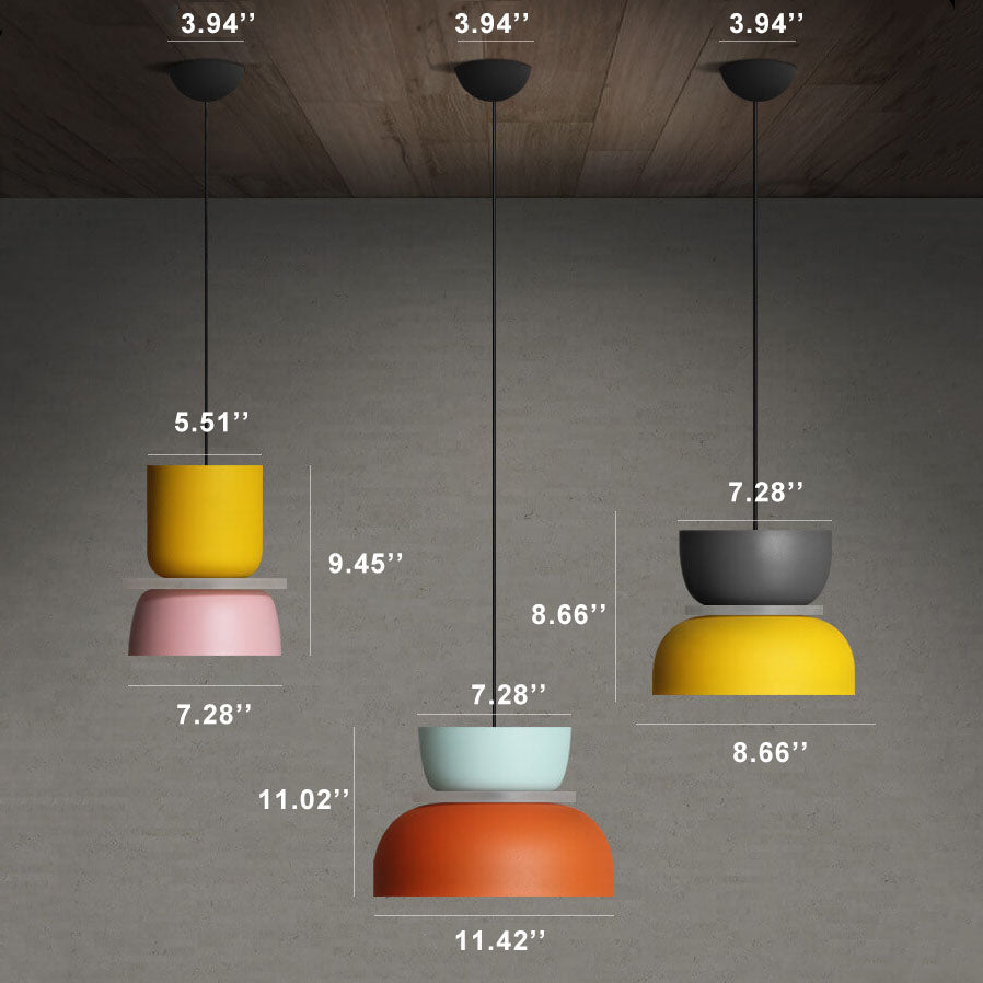 Macaron LED Pendant Light | Scandinavian Color Design