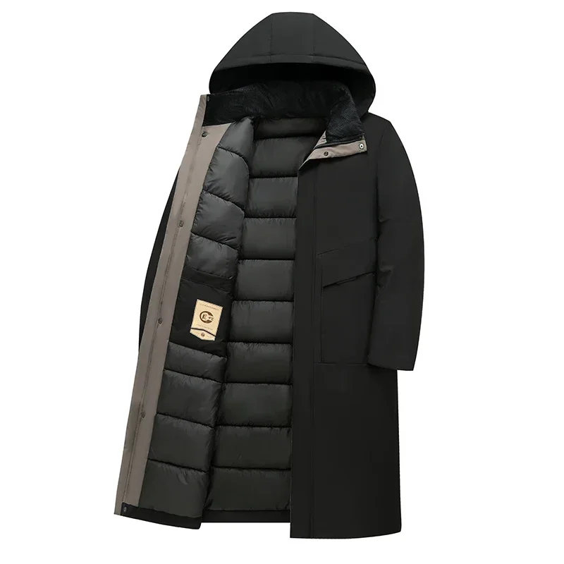 Men's Hooded Long Coat