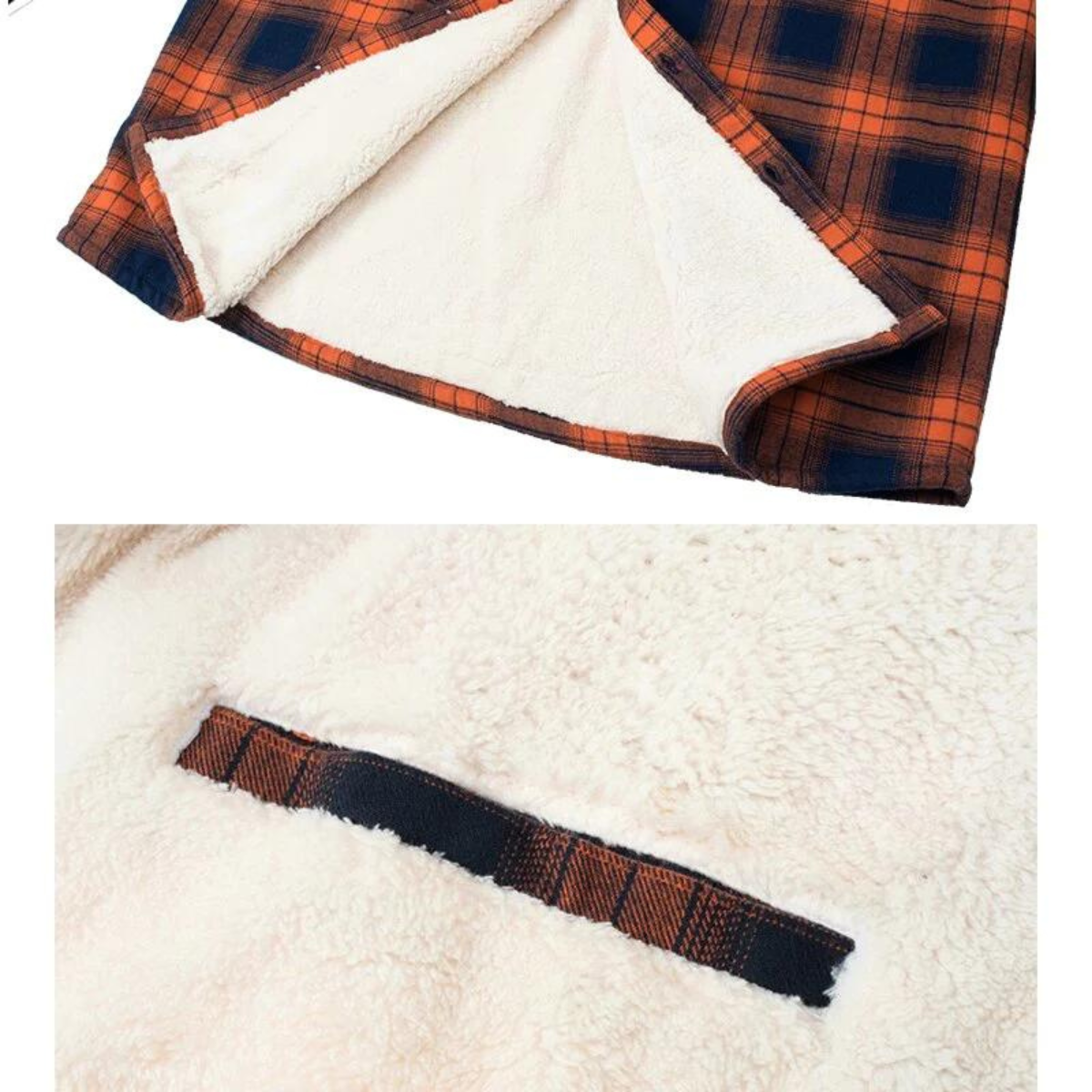 Men's Lined Plaid Jacket