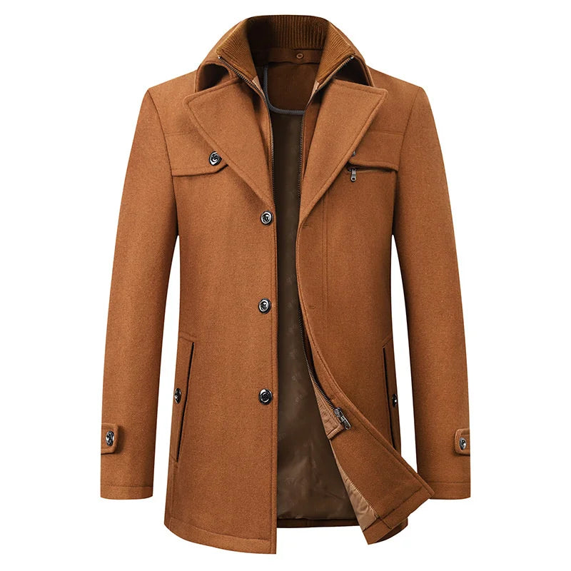 Men's Mid-Length Pea Coat
