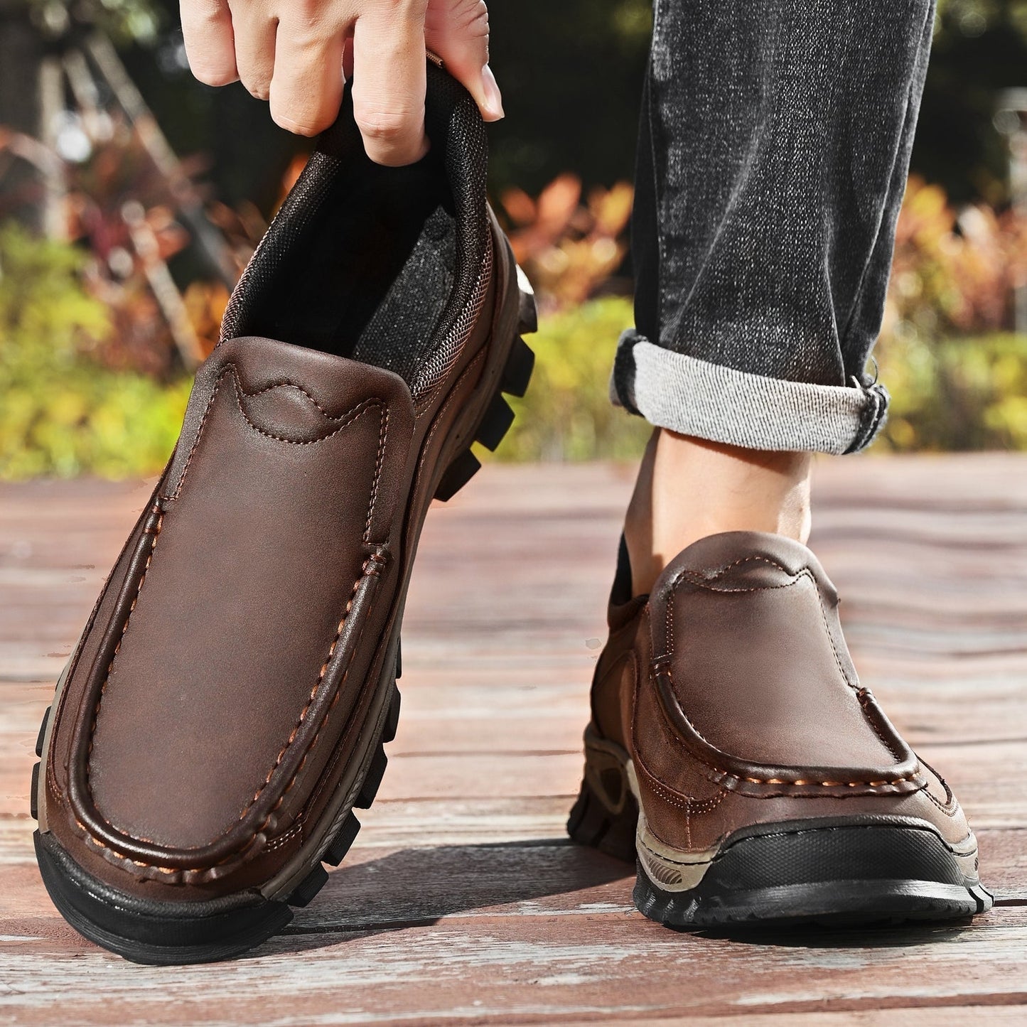 Men's Orthopedic Casual Slip-On Walking Shoes