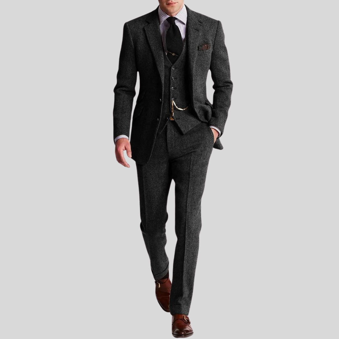 Men's Suit – 3-Piece – Slim Fit | Jacket, Vest, Pants