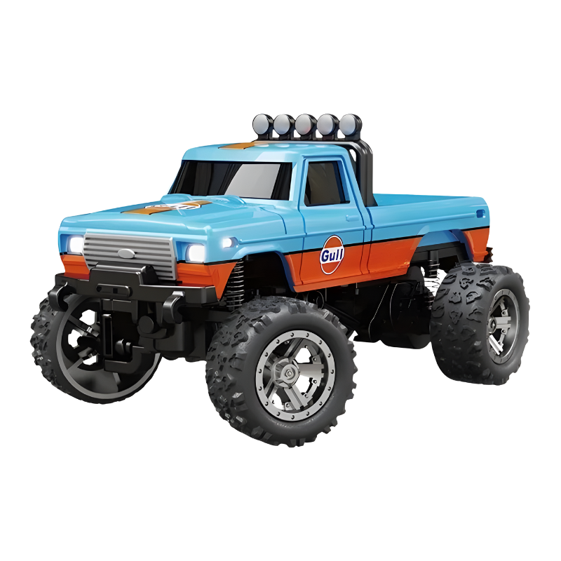 Mini RC Monster Truck with LED Lights