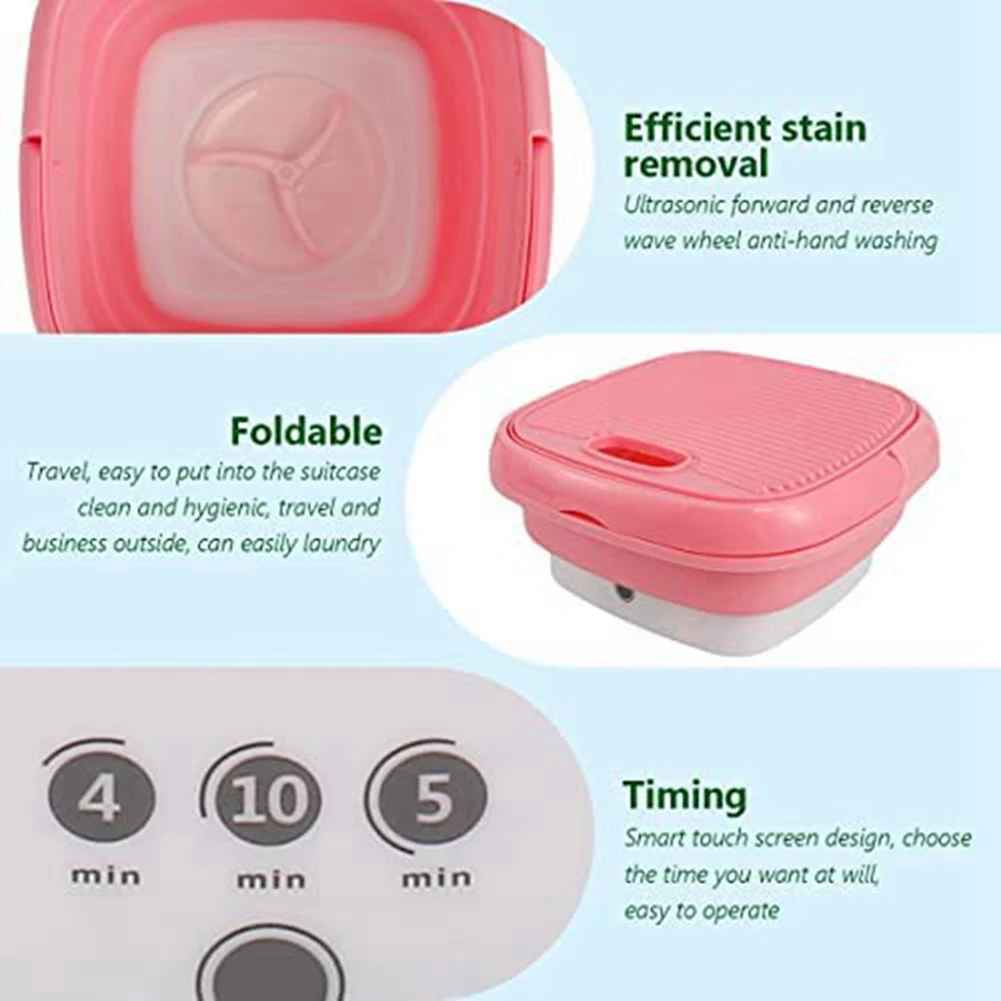 MiniClean™ – Stylish Portable Personal Laundry Mini Washing Machine