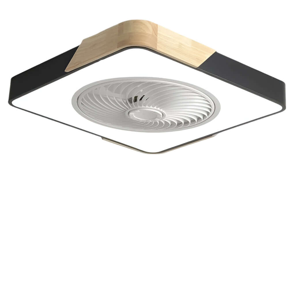Modern Bladeless Ceiling Fan with LED Light & Remote