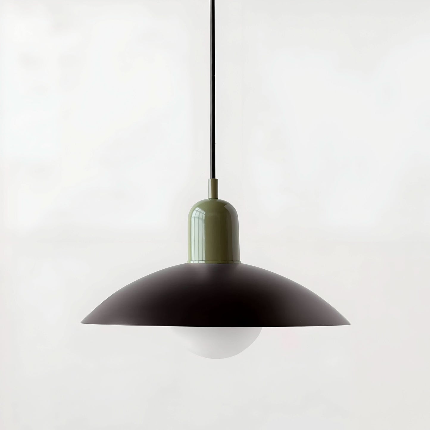 Modern Macaron Bauhaus Pendant Light – Iron Shade