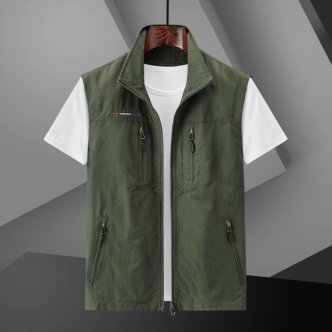 Multi-Pocket Utility Summer Travel Vest