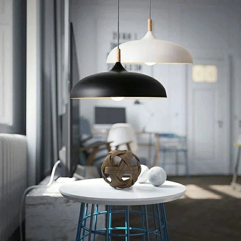 NordicOak Loft LED Oak Ceiling Light – Scandinavian Design