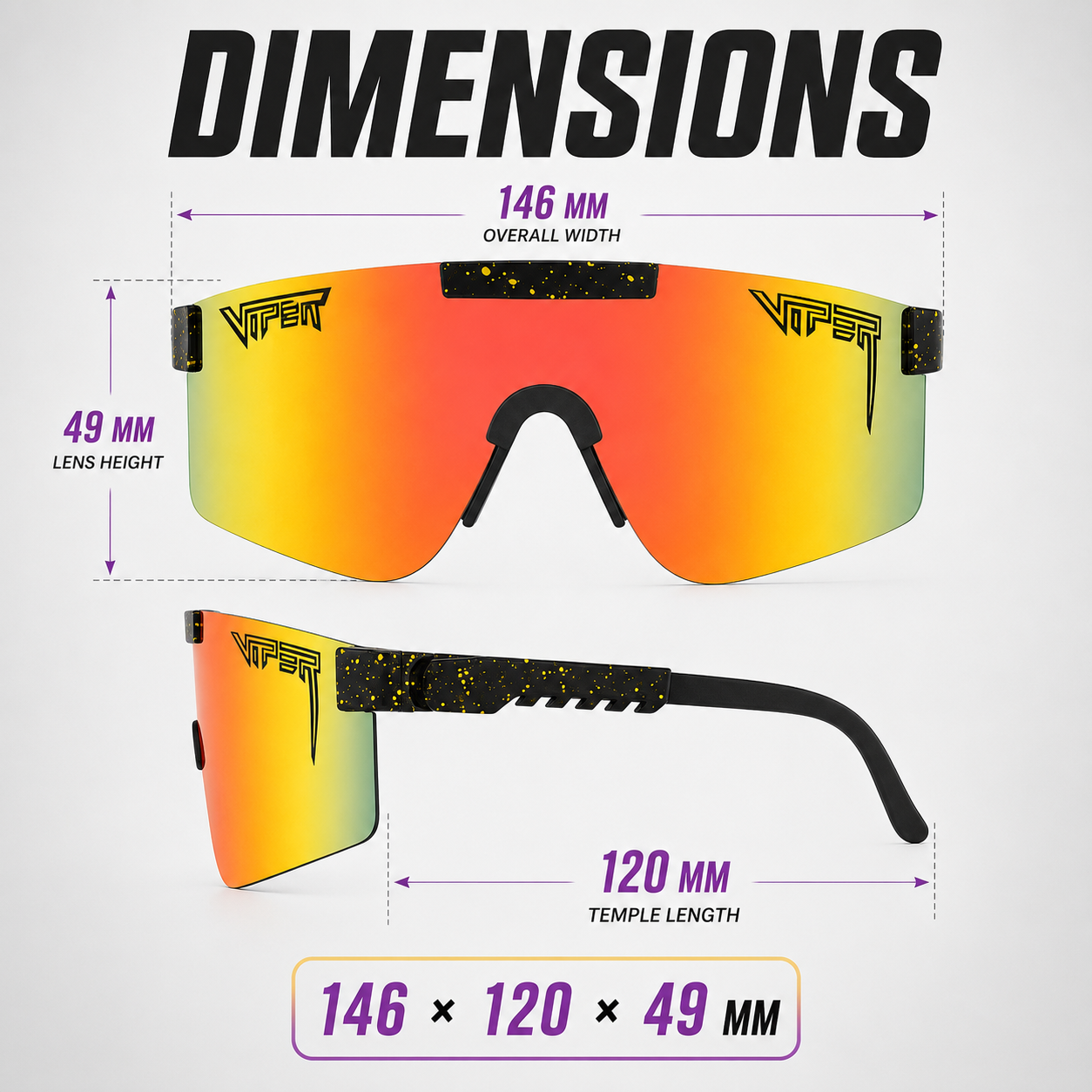 Oversized Sport Shield Sunglasses