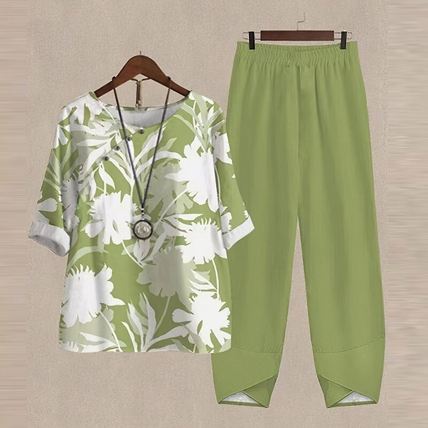 Perfectly Comfortable Elegant Floral Two Piece Set