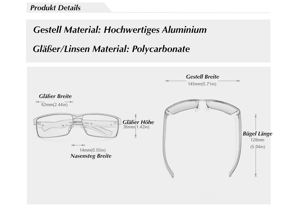 Polarized Sunglasses with UV Protection 400 for Men & Women
