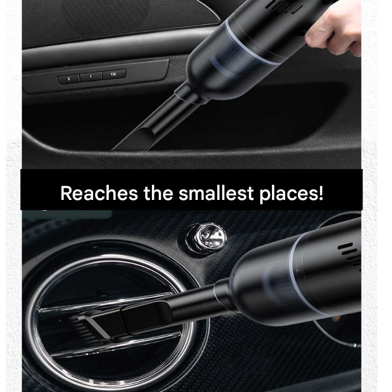 Portable Car Vacuum Cleaner | Lightweight, Soft Noise & Powerful