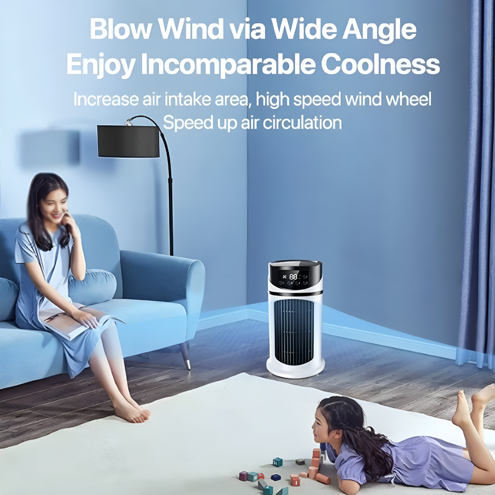 Portable Tower Air Conditioner with Digital Display