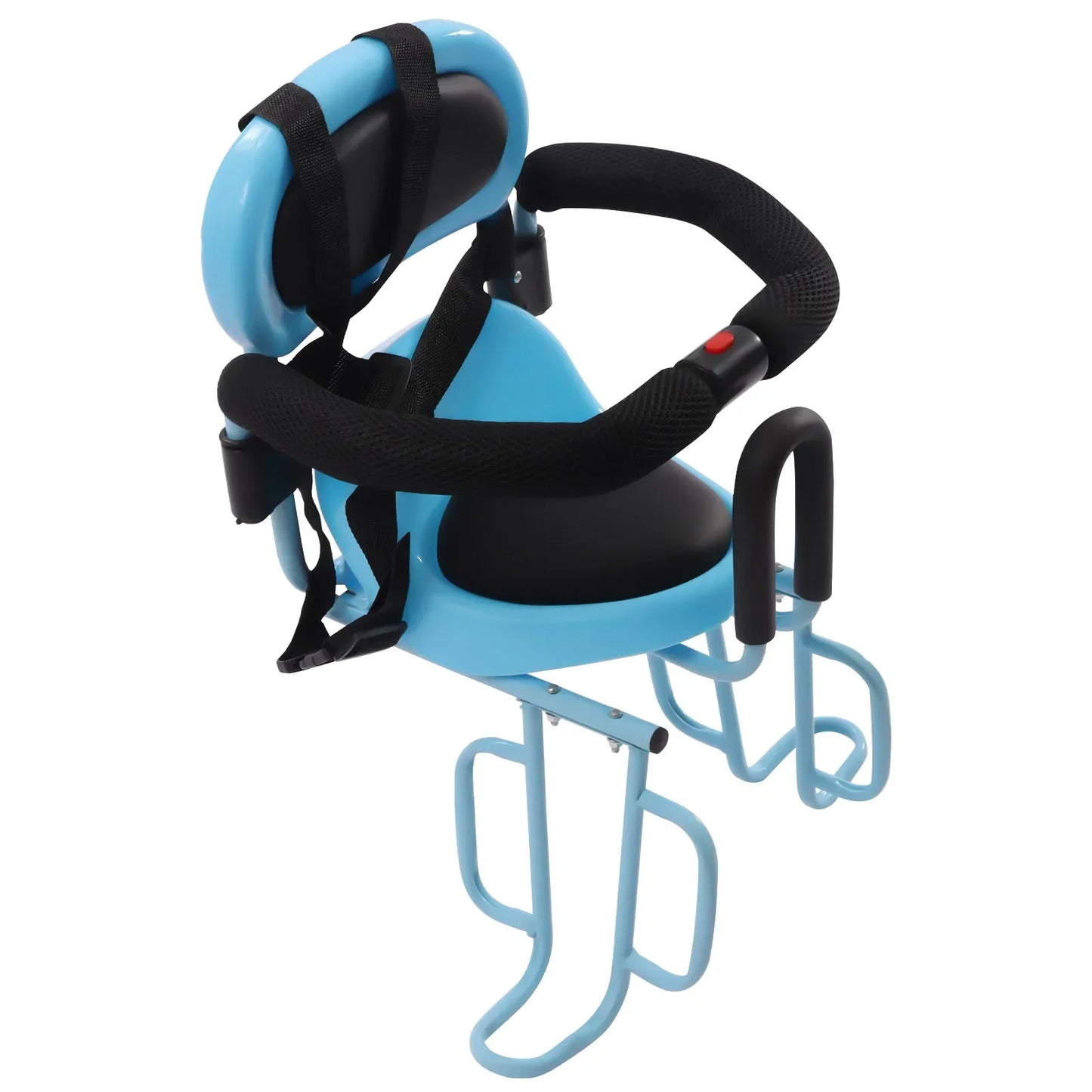 Rear Mounted Child Bike Seat with Backrest & Footrests